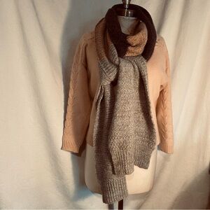 Aritzia Talula exceptionally long wool scarf.